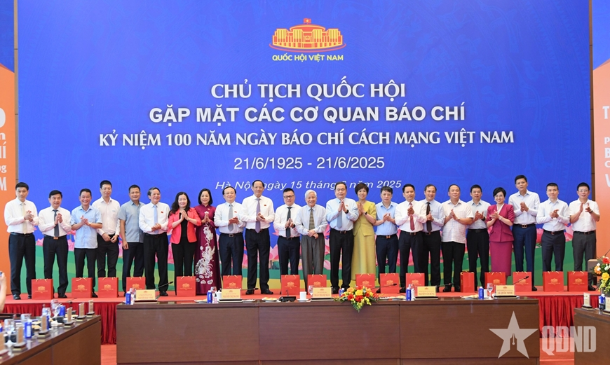 Chủ tịch Quốc hội Trần Thanh Mẫn gặp mặt lãnh đạo các cơ quan báo chí